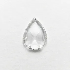 0.55ct 7.57x5.67x1.38mm Pear Rosecut 18496-02