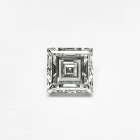 0.84ct 5.39x5.39x3.12mm GIA H VS2 Carré Step Cut 23034-01