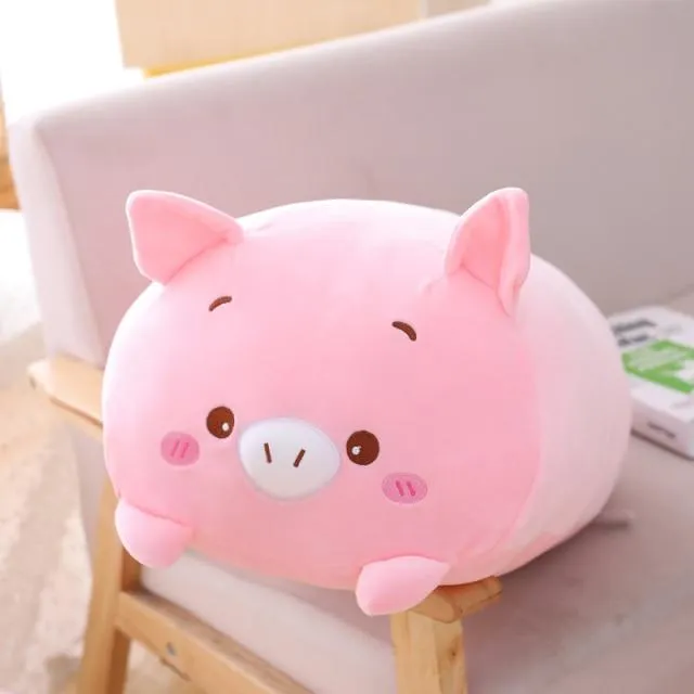 9 Styles Animal Dinosaur Pig Cat Bear Cute Plush Toy Soft Cartoon Panda Hamster Elephant Deer Stuffed Doll For Baby Pillow Gift