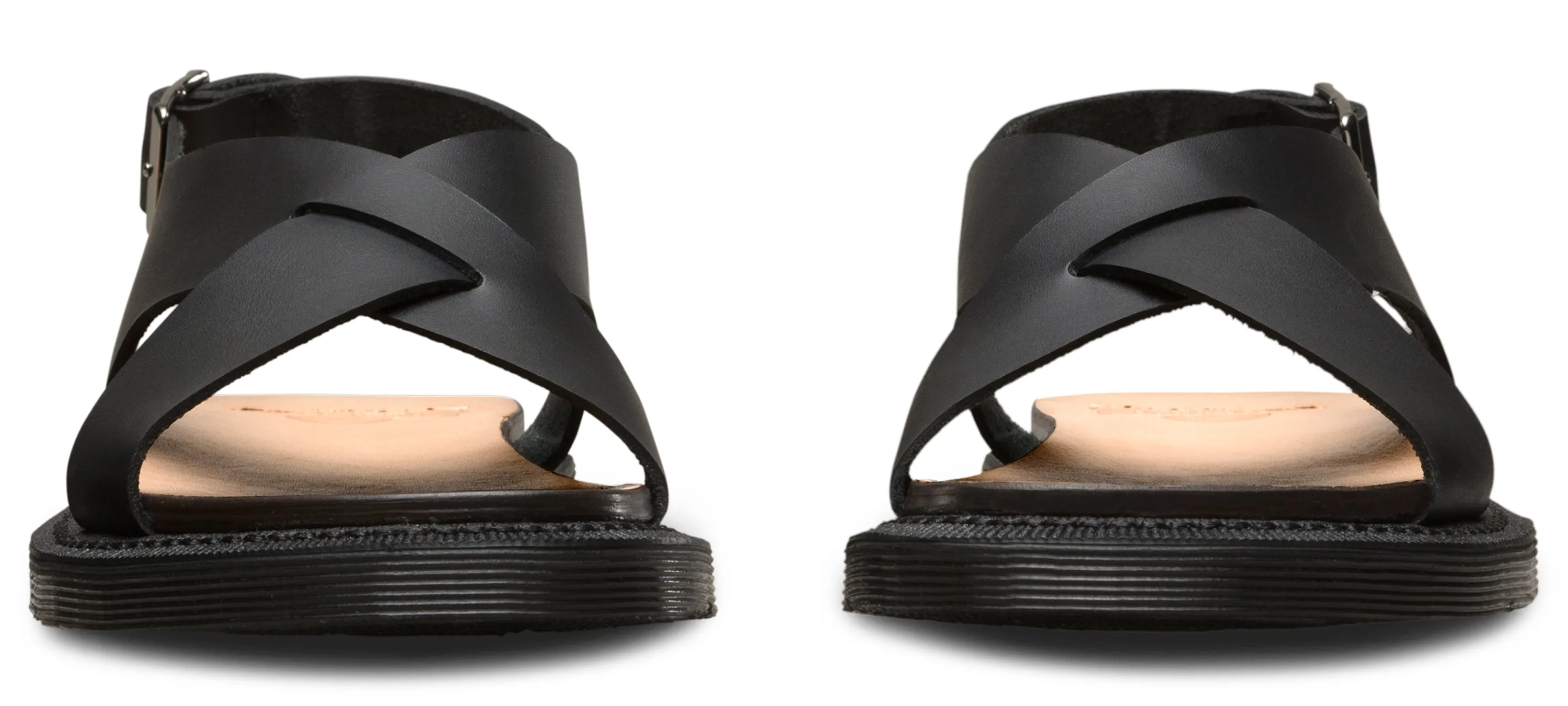 ABELLA BLACK SEMI CHROMO SANDAL