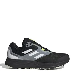 Adidas Terrex Two Flow Trail Running Shoes Core Black / Crystal White / Solar Yellow