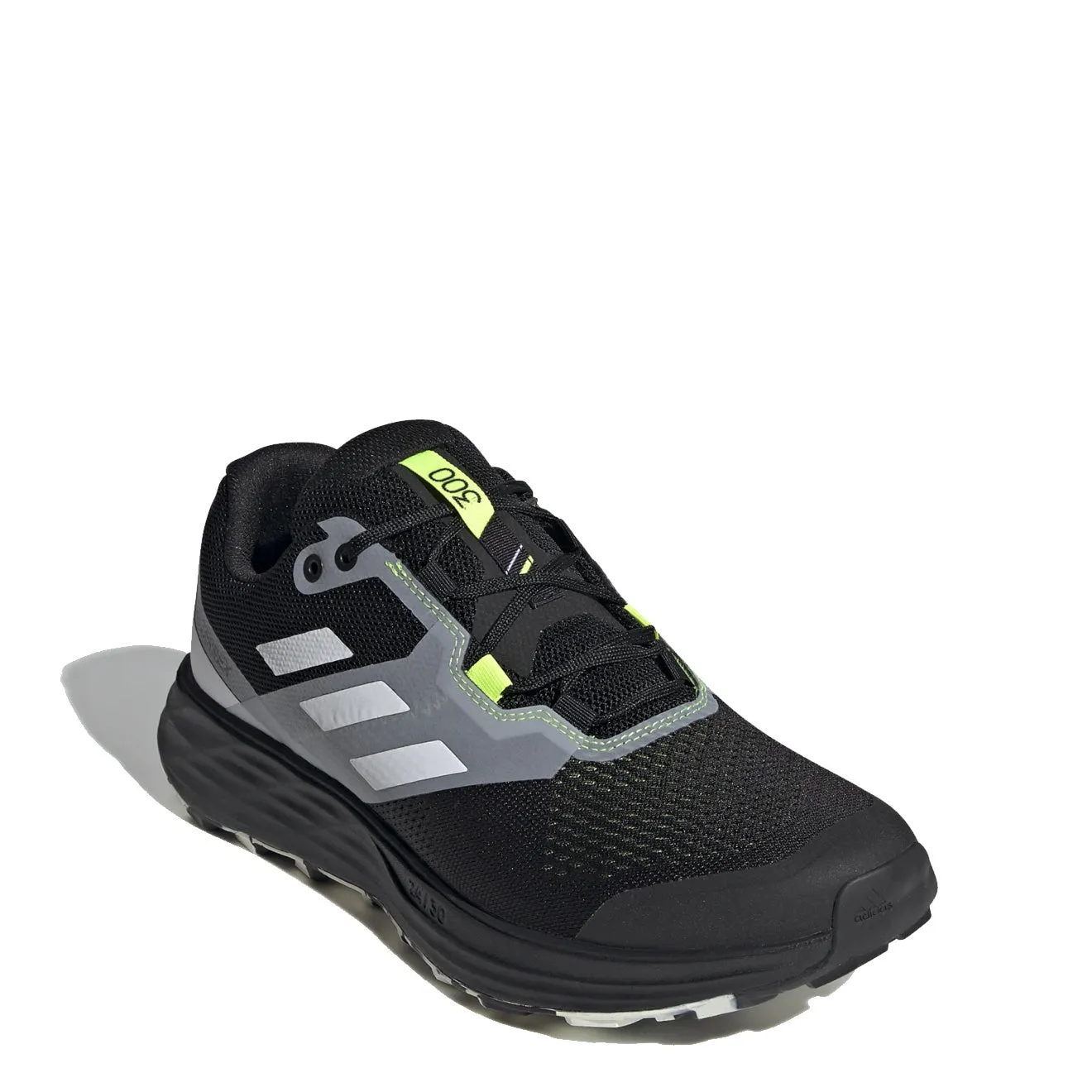 Adidas Terrex Two Flow Trail Running Shoes Core Black / Crystal White / Solar Yellow