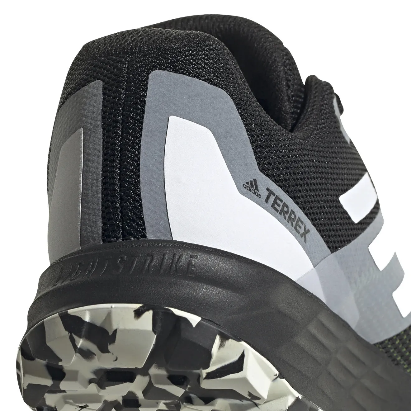 Adidas Terrex Two Flow Trail Running Shoes Core Black / Crystal White / Solar Yellow