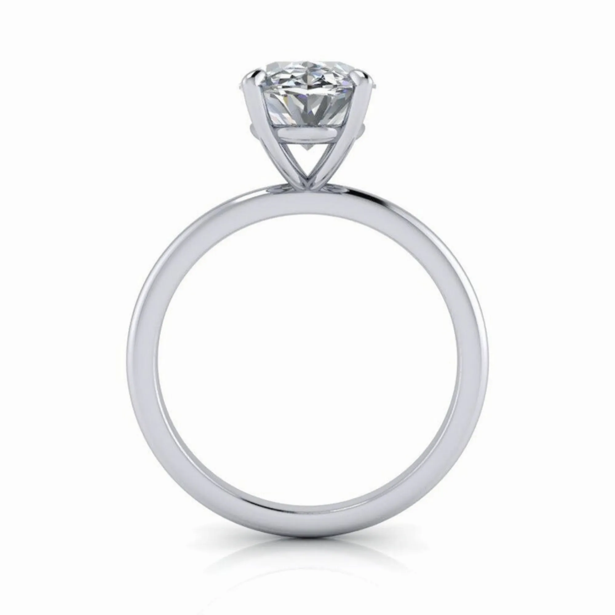 Adina No. 1 Oval Lab Diamond Engagement Ring