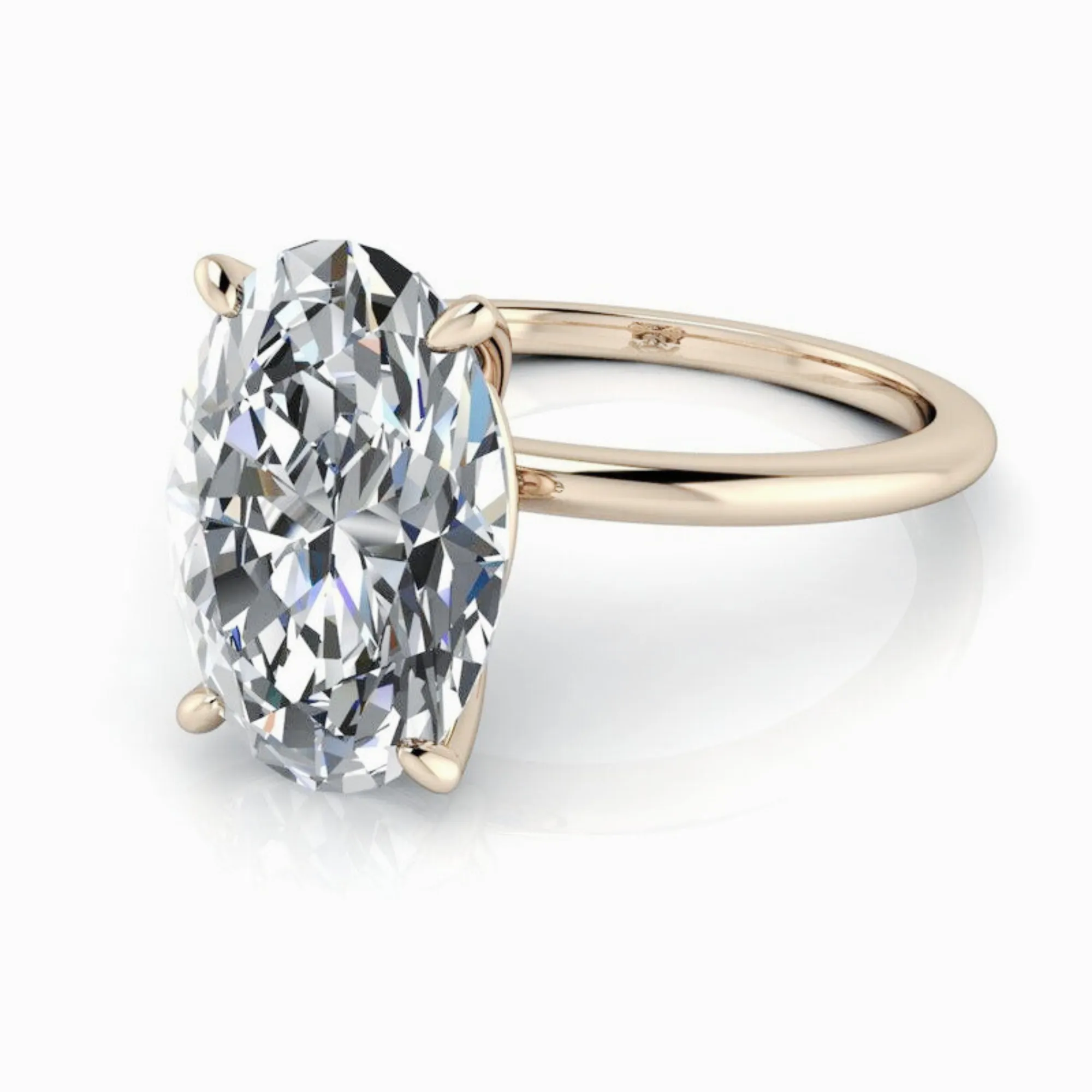 Adina No. 1 Oval Lab Diamond Engagement Ring