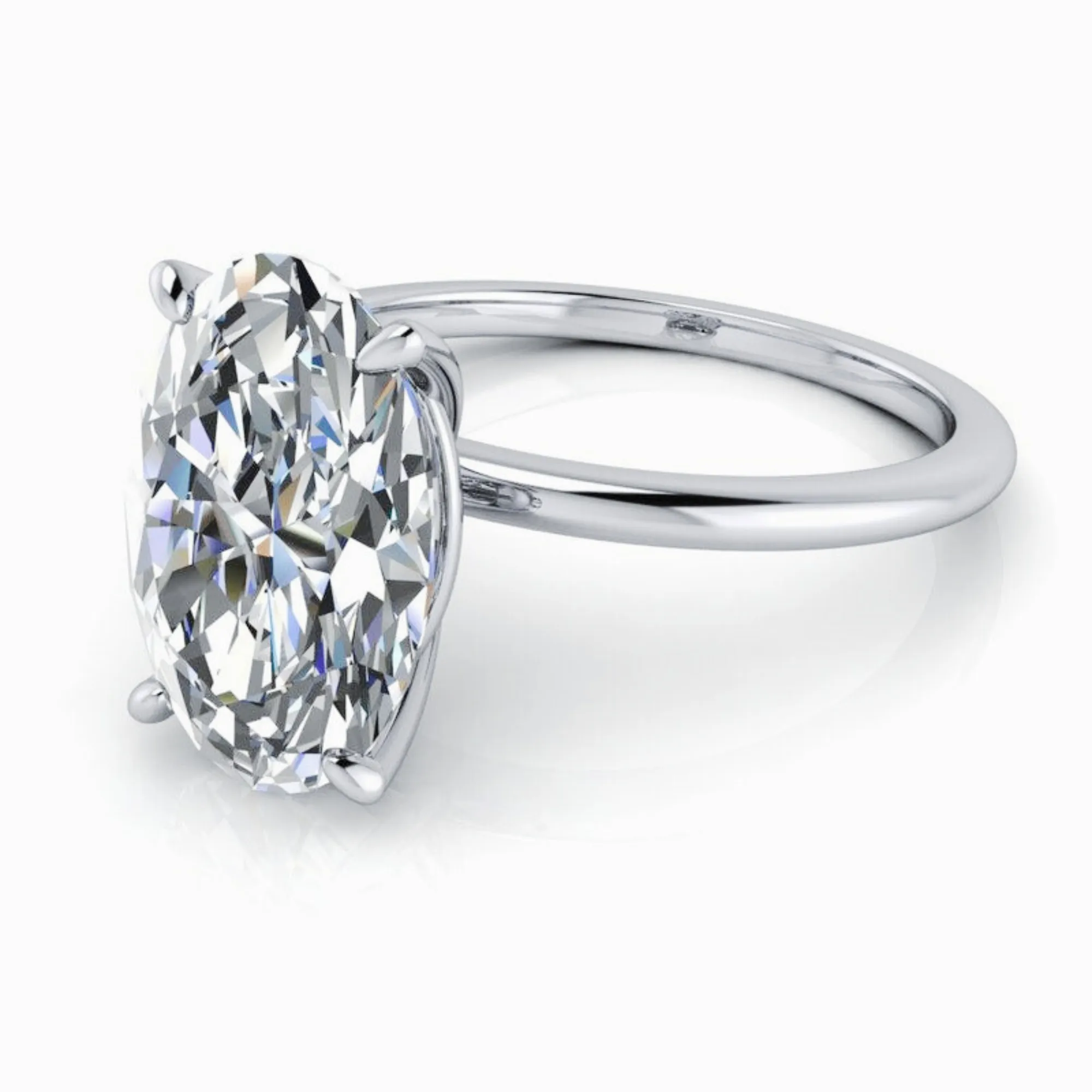 Adina No. 1 Oval Lab Diamond Engagement Ring