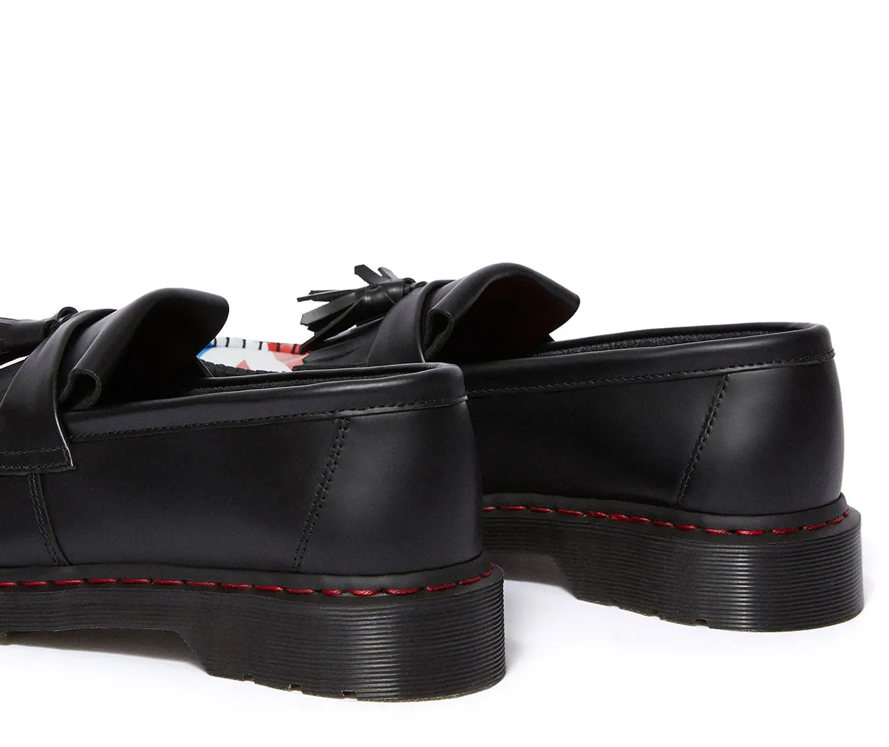 ADRIAN WHO BLACK UNION JACK SMOOTH LOAFER