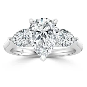 Alice - 18ct White Gold - Pear