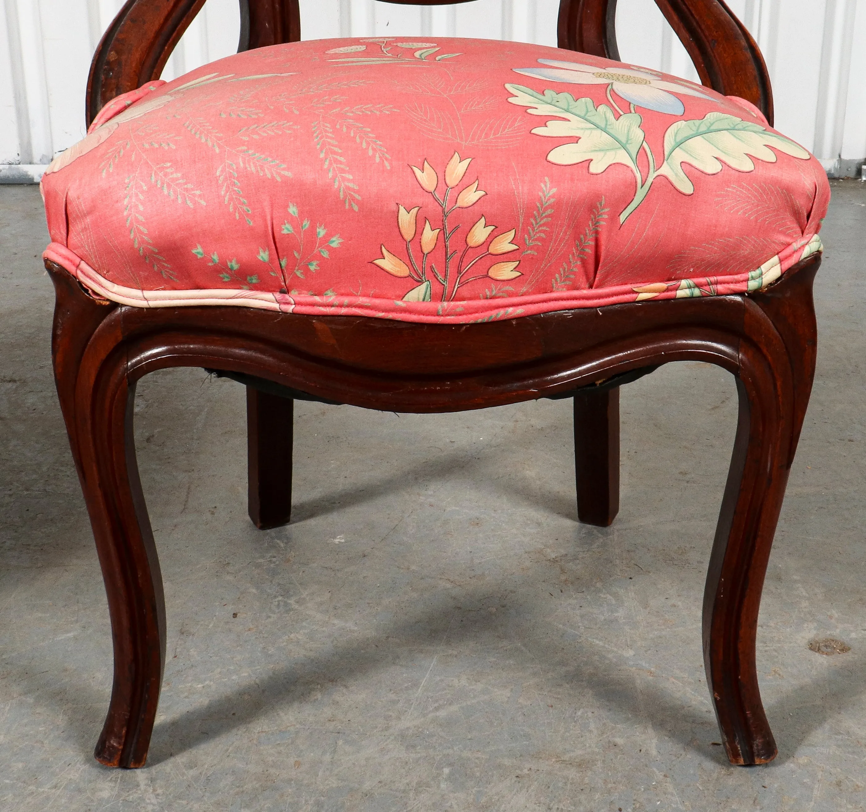 American Rococo Revival Style Wooden Chairs, 4