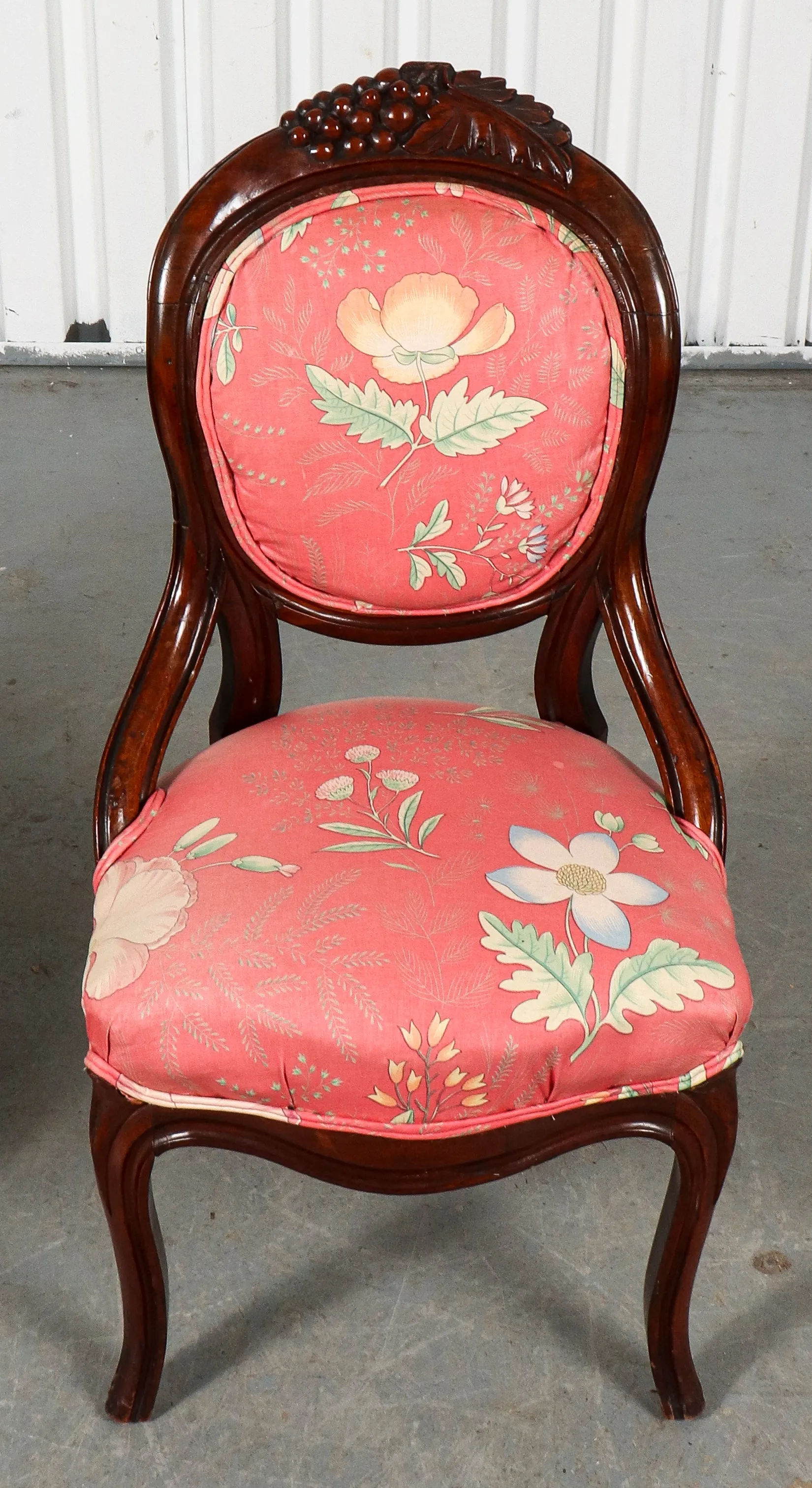 American Rococo Revival Style Wooden Chairs, 4