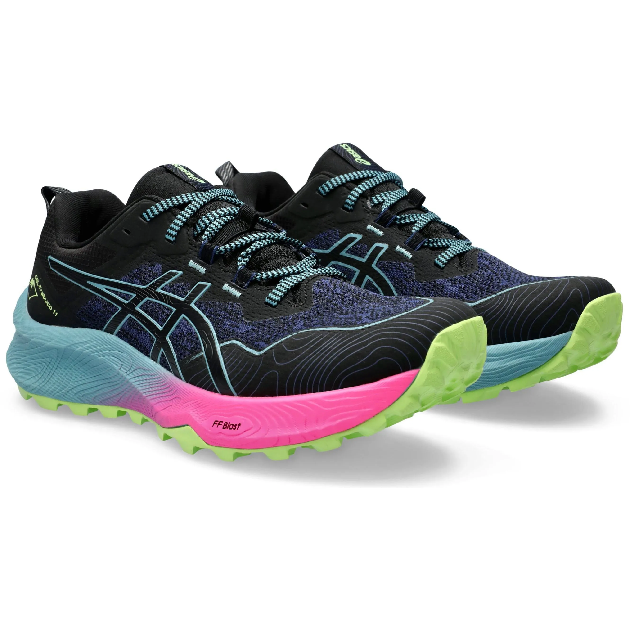 Asics Gel Trabuco 11 Womens Trail Running Shoes - Black