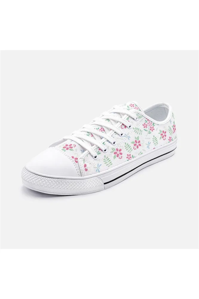 Beauty of Dragonflies Unisex Low Top Canvas Shoes