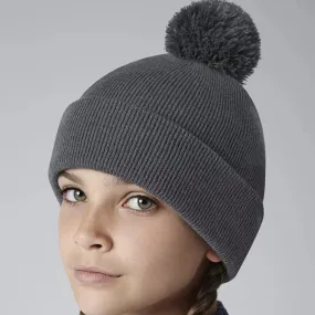 Beechfield Junior Original Pompom Beanie