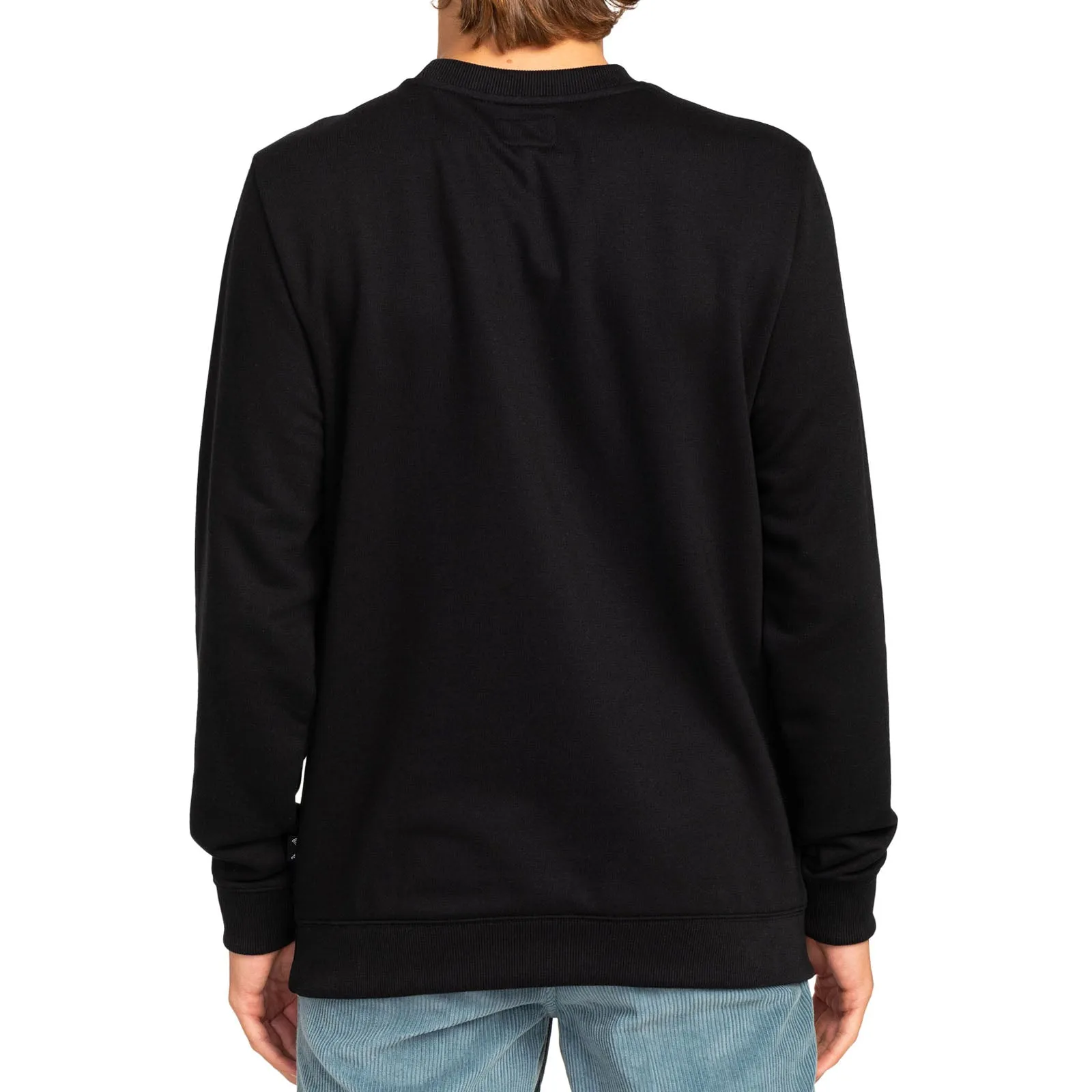 Billabong Mens Walled Crew Neck Pullover Sweatshirt - Black