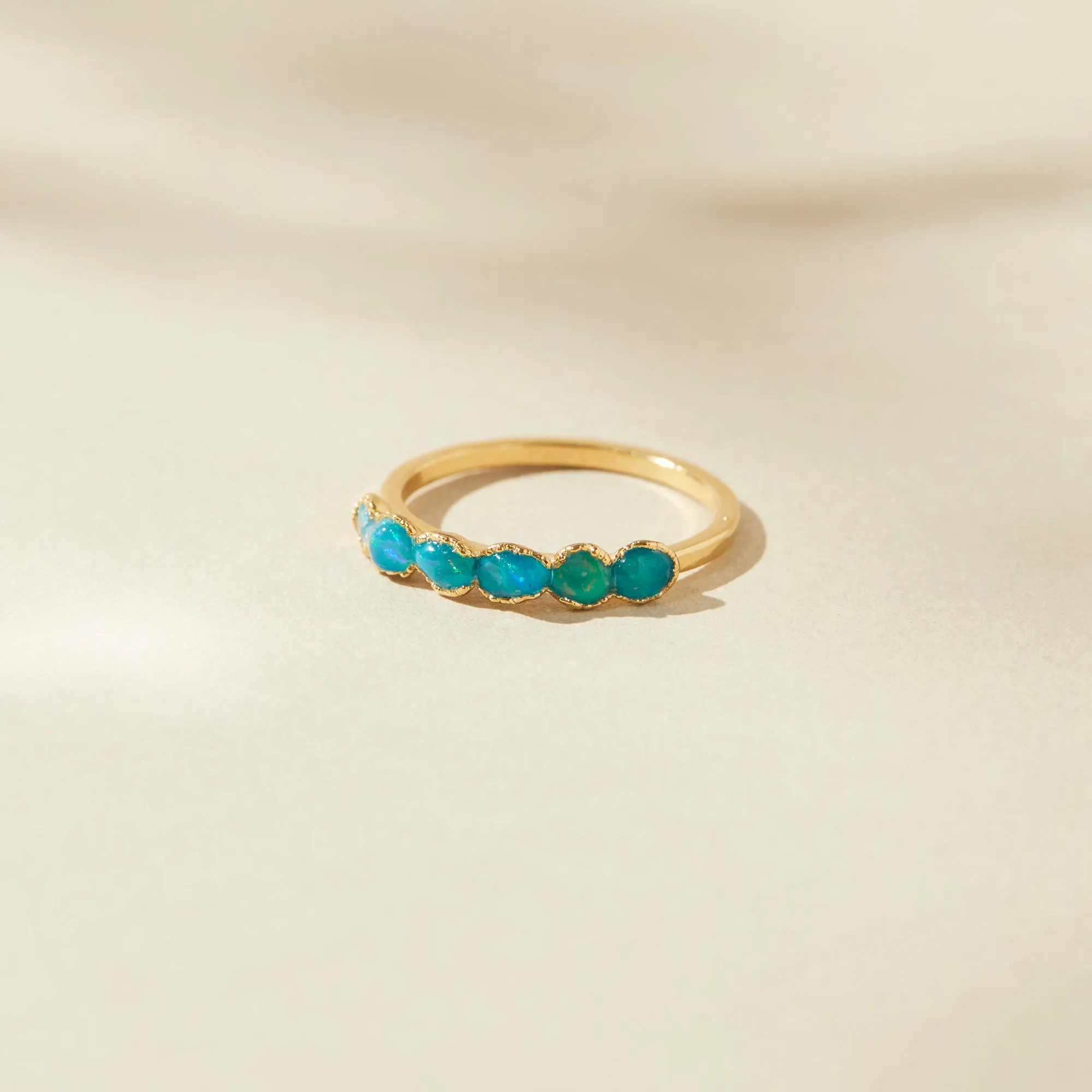 Blue Opal Ring