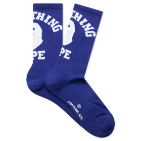 College Socks - Blue