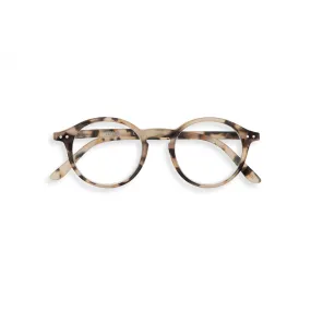 #D Reading Glasses - Light Tortoise