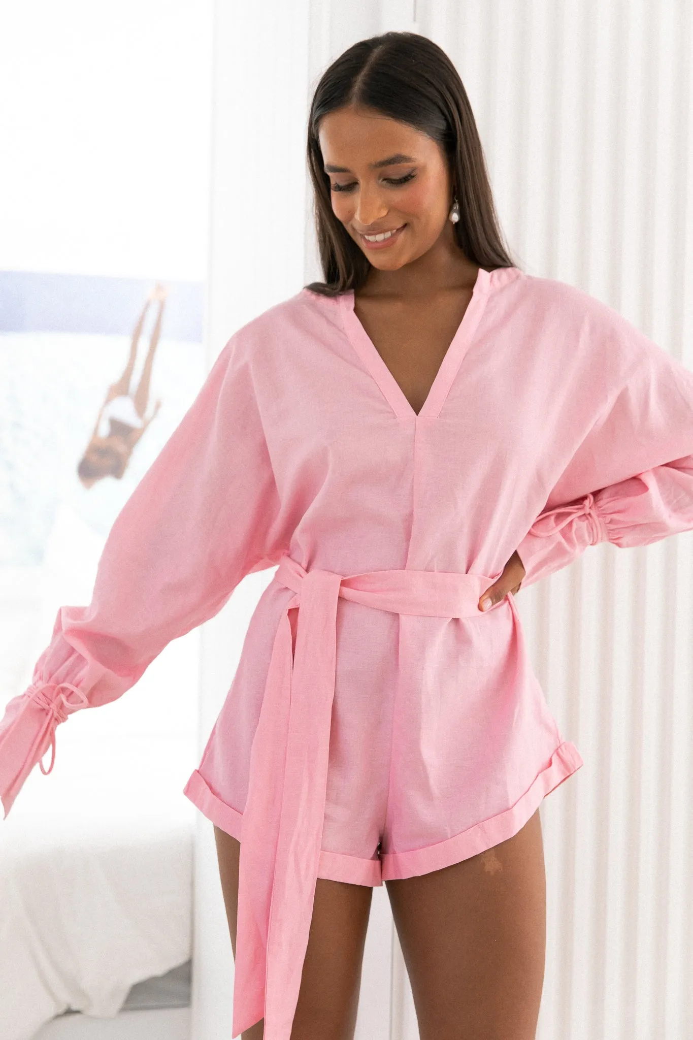 Dana Playsuit - Pink