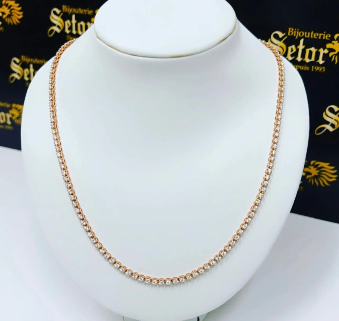 Diamond Riviera necklace