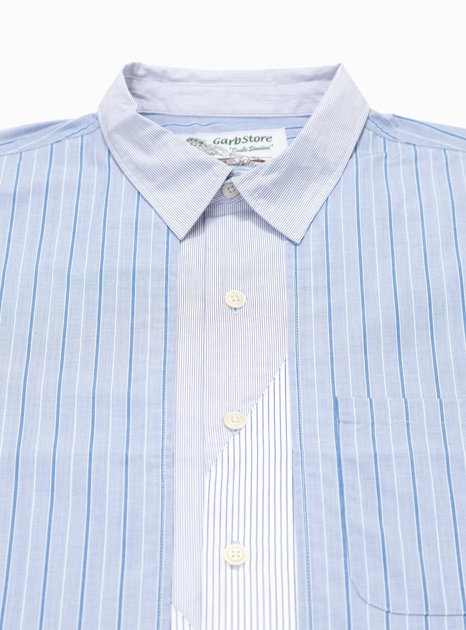 Double Shirt Blue Stripe