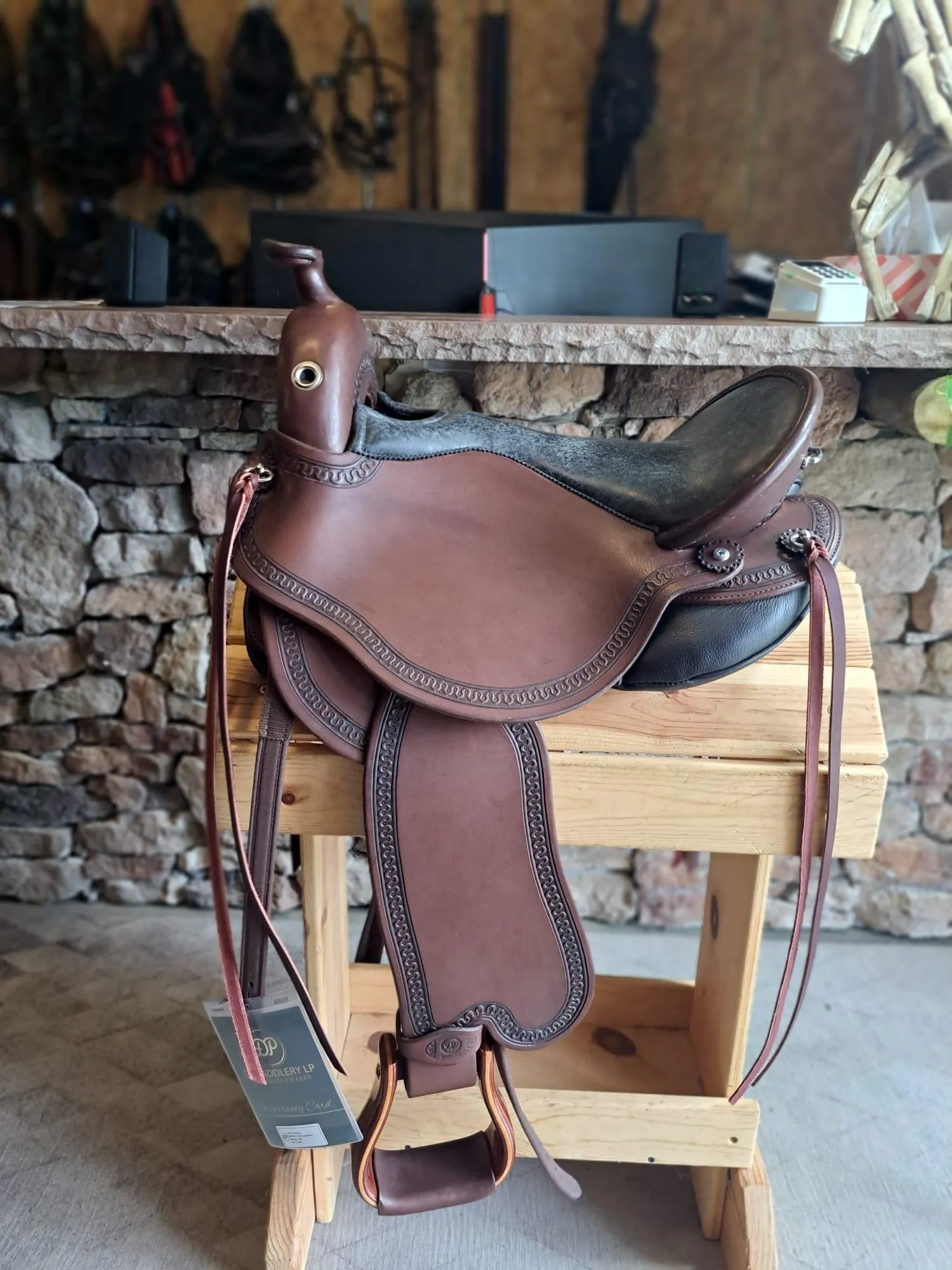 DP Saddlery Quantum Short & Light Western 6353(WD)