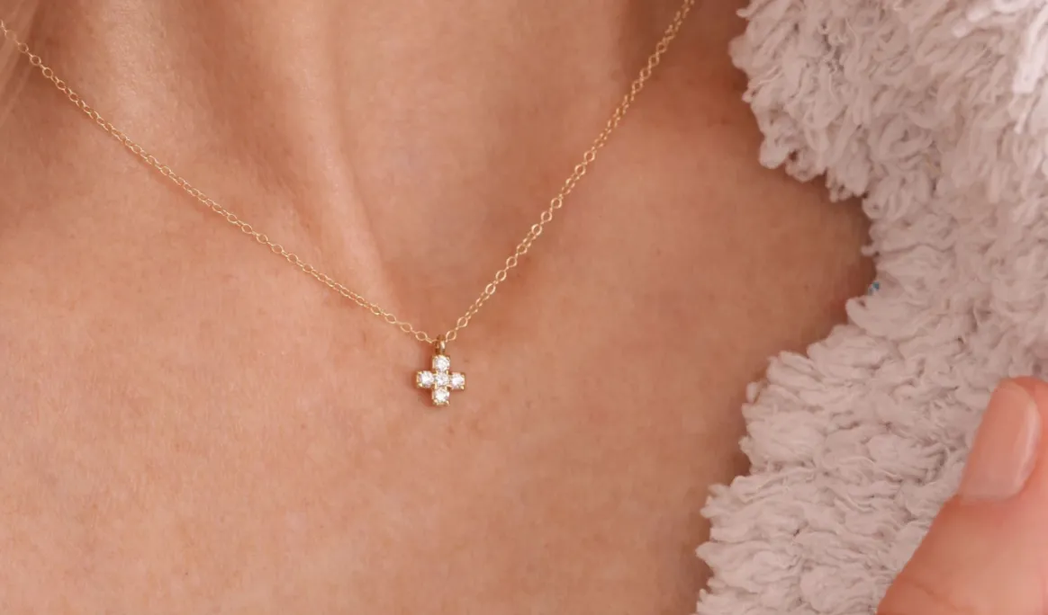 E Newton Couture Cross Necklace