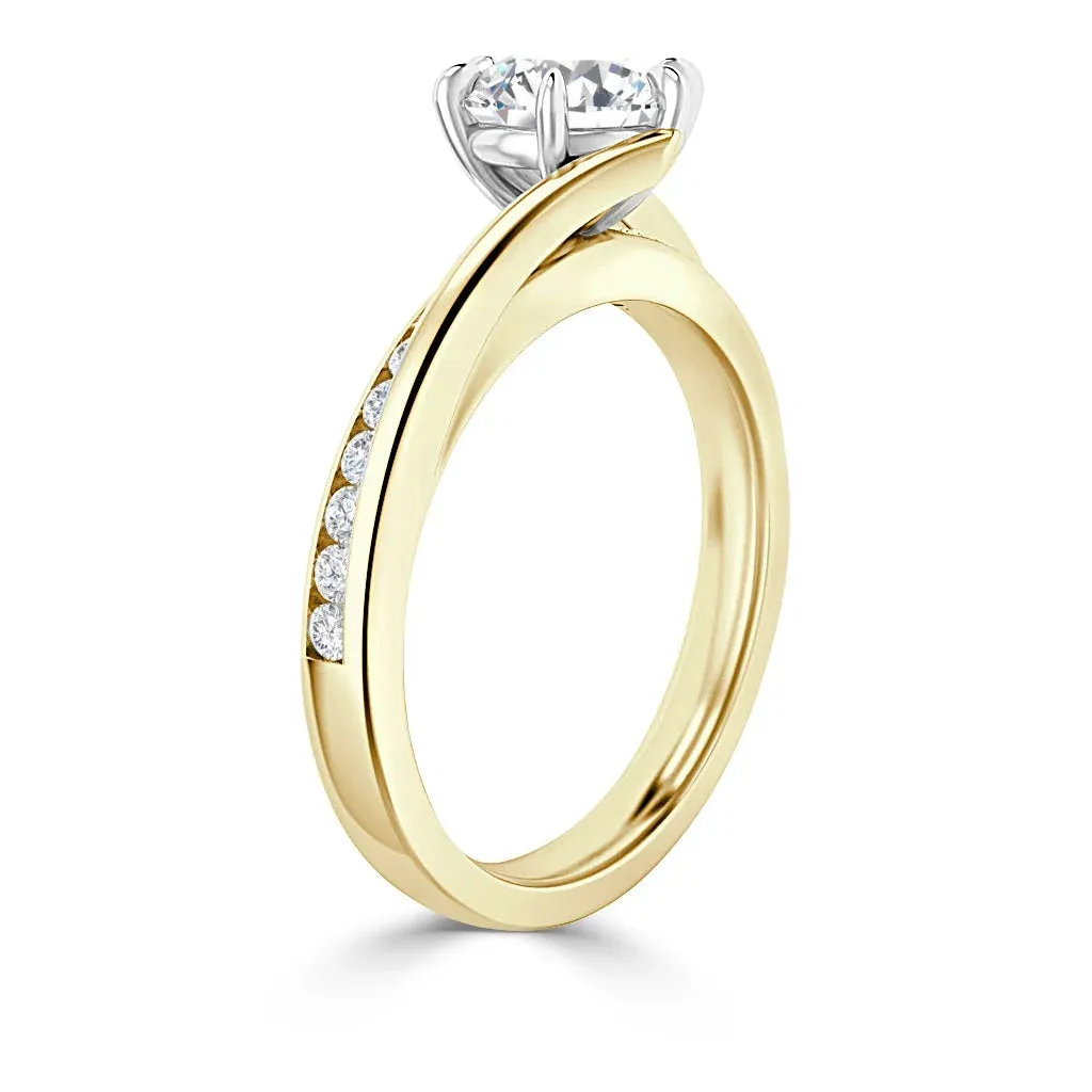 Elise - 18ct Yellow Gold - Round