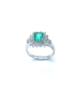 Emerald & Diamond Ring