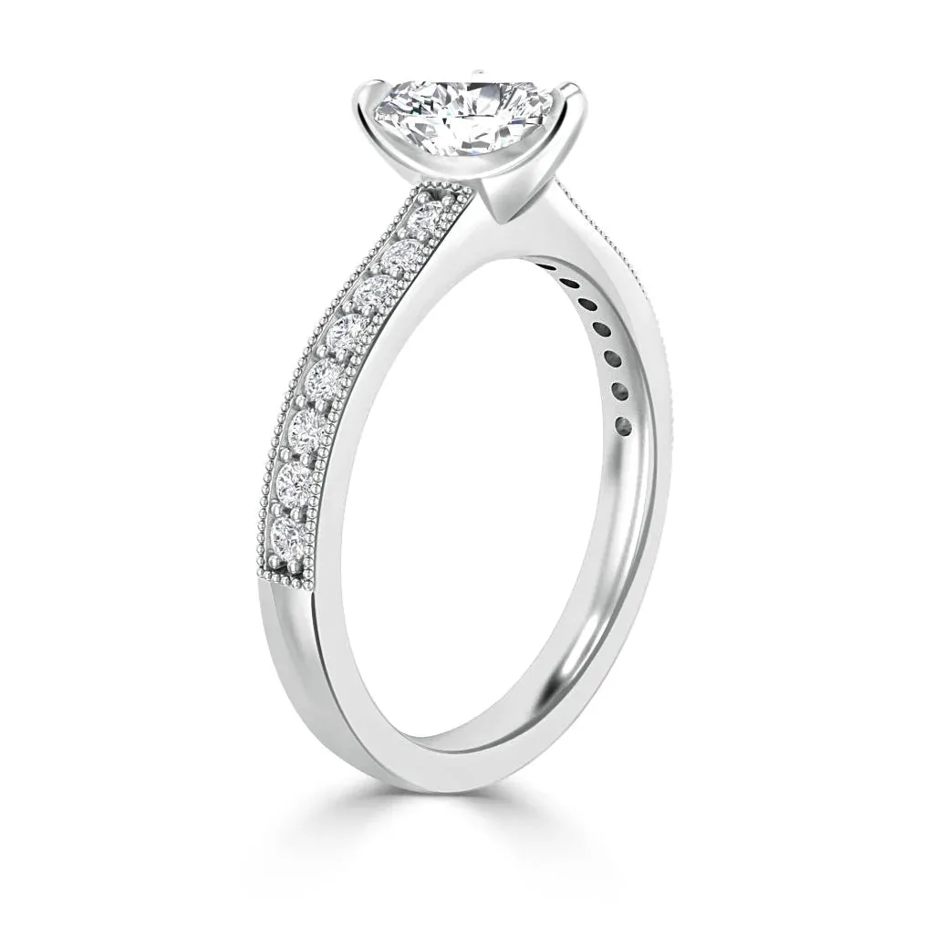 Emma - 18ct White Gold - Heart