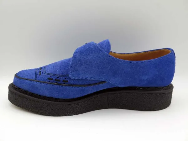 George Cox 3976 V M/G  Diano Monk Blue Suede