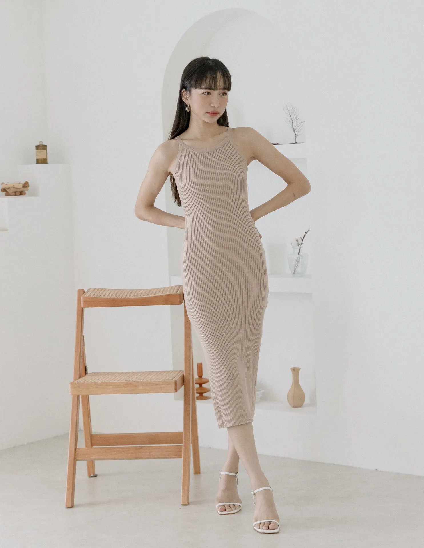 Glenda Dress in Oat