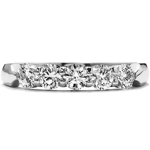 Hearts On Fire Five-Stone Wedding Band