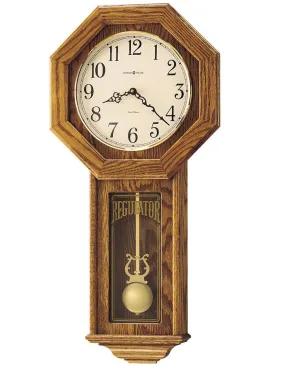 Howard Miller Ansley Wall Clock - Pendulum - Dual Chime - Octagon