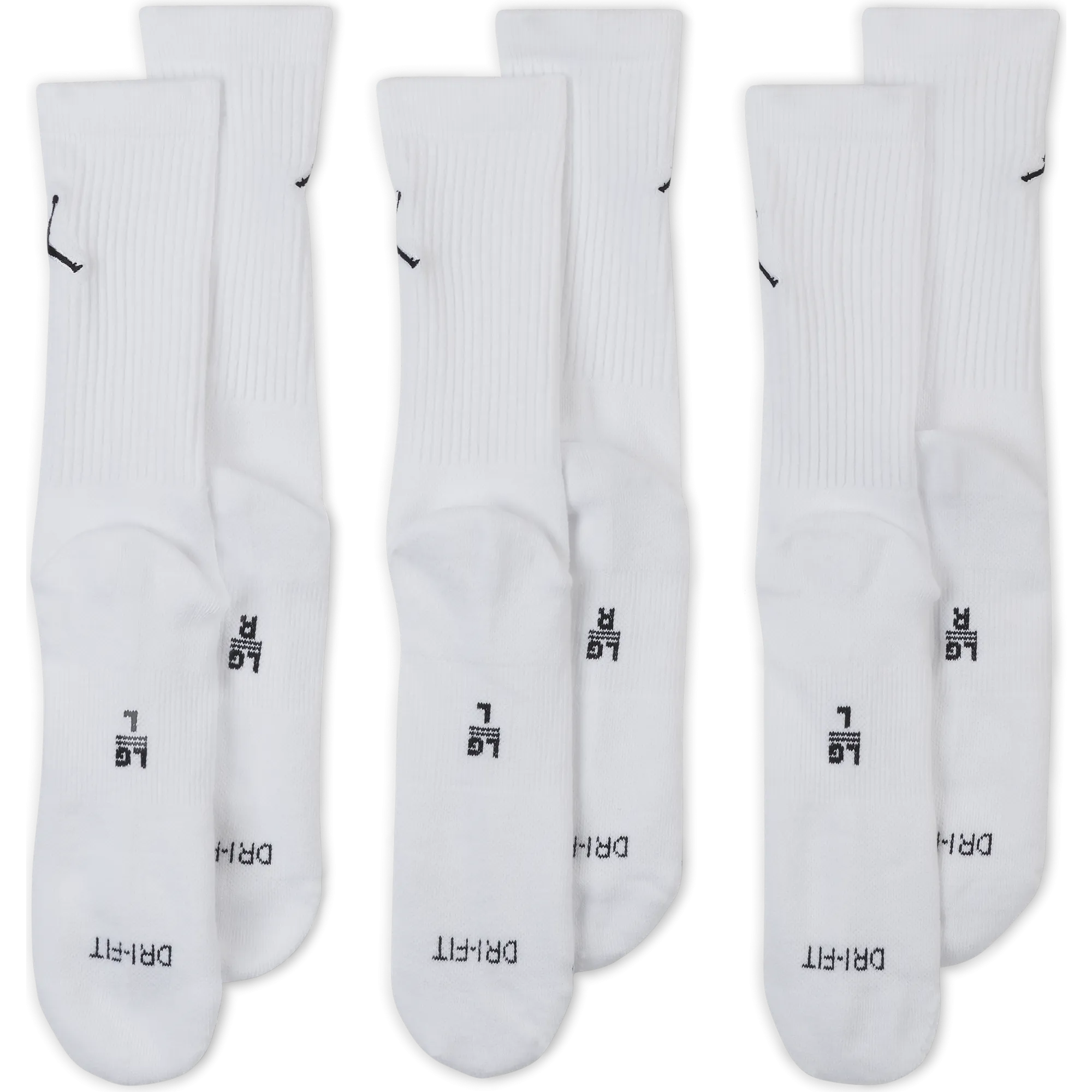 JORDAN EVERYDAY MAX UNISEX CREW SOCKS (3 PACK)