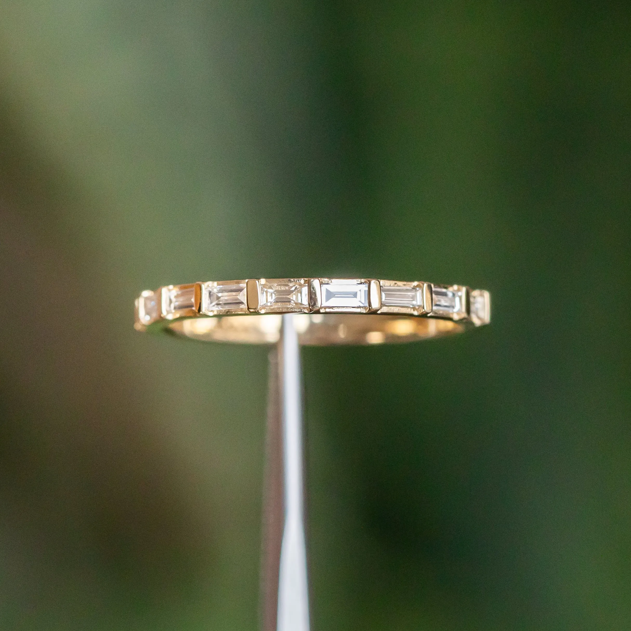 Latitude Baguette Diamond Band