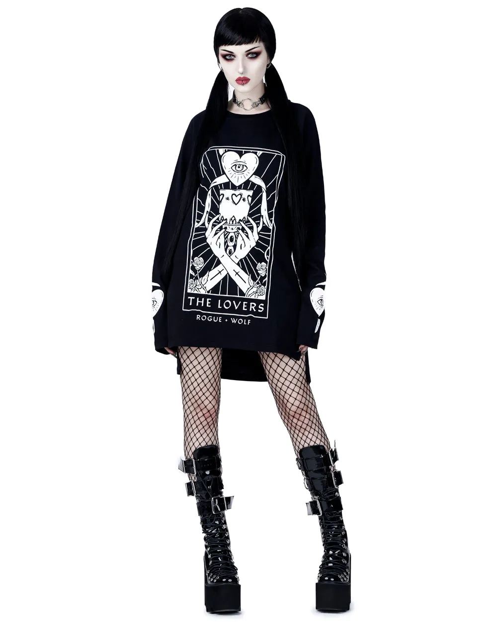 Lovers Tarot Long Sleeve Tee