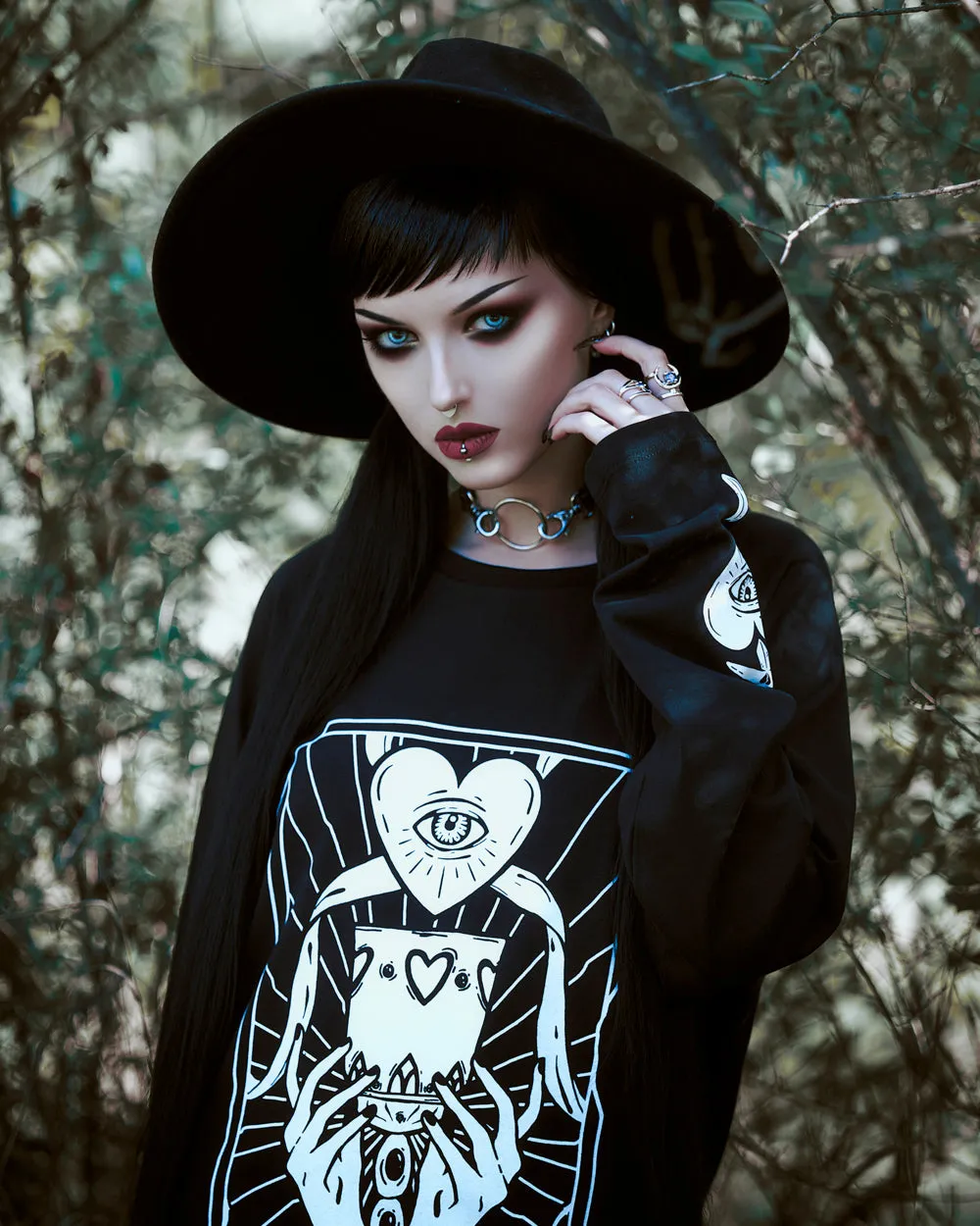 Lovers Tarot Long Sleeve Tee