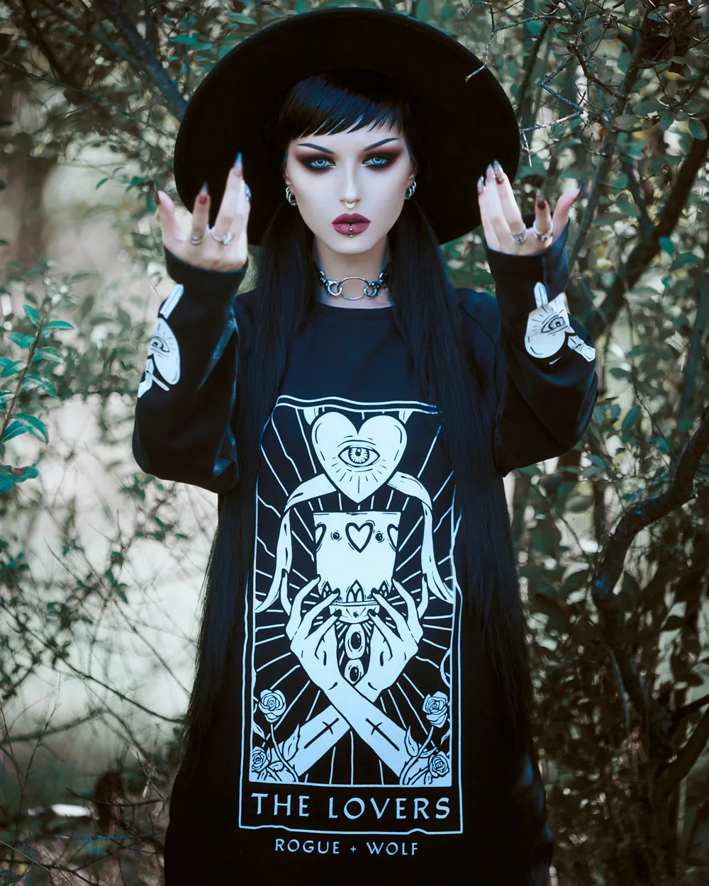 Lovers Tarot Long Sleeve Tee