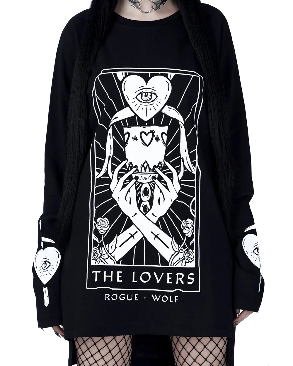 Lovers Tarot Long Sleeve Tee