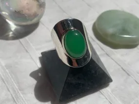 Nephrite Jade Medea Ring