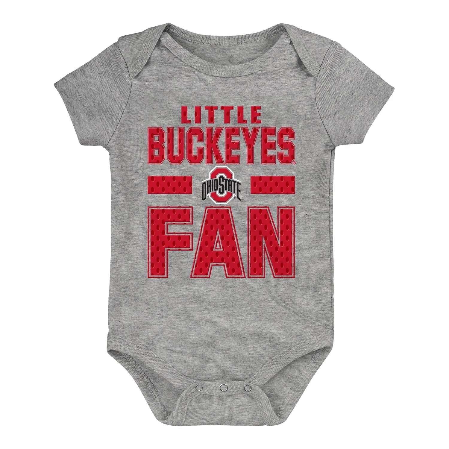 Newborn Ohio State Buckeyes Little Fan Onesie