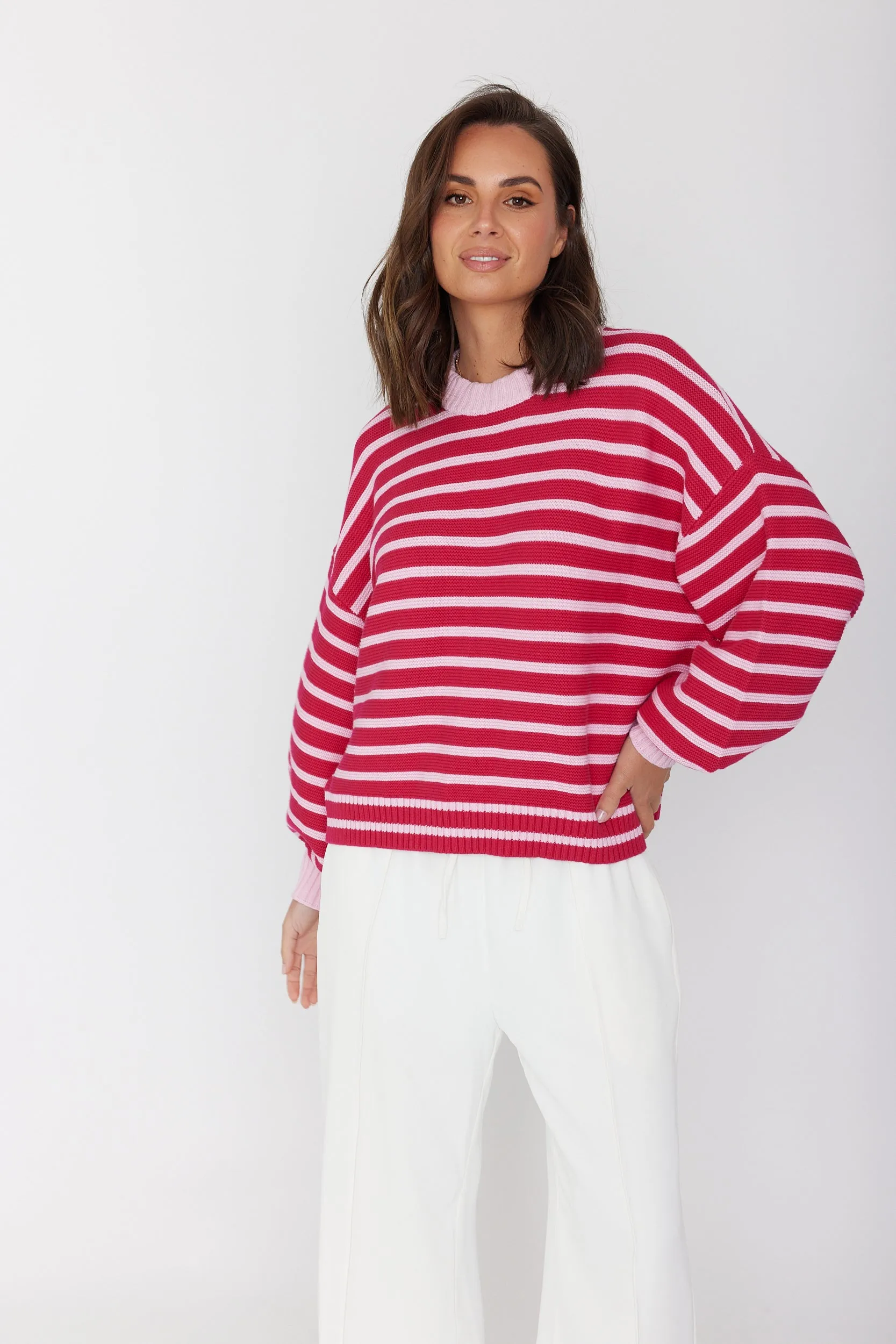 OLIVER Pink Stripe