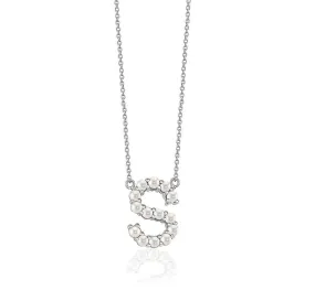 Pearl Initial Necklace