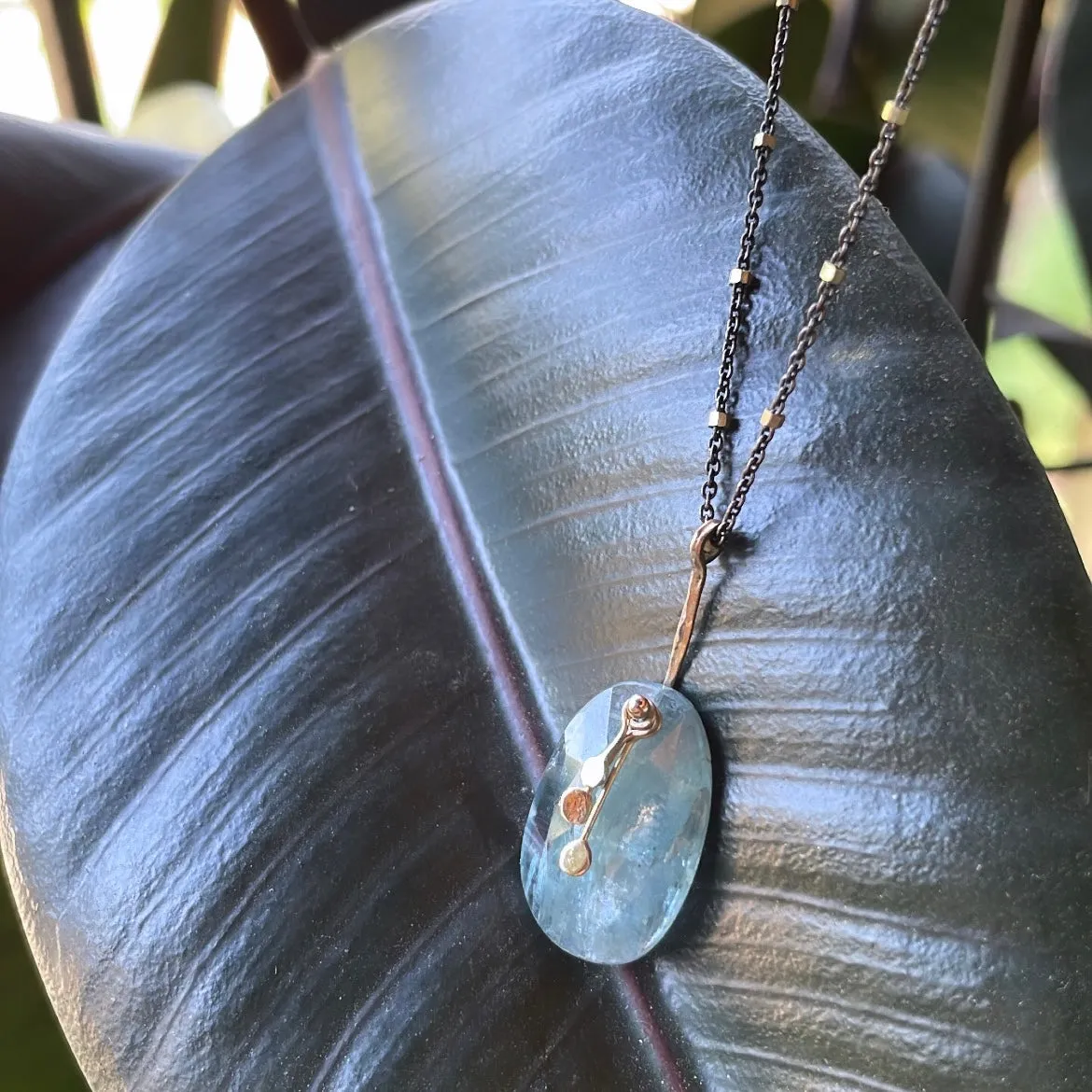 Pendulum dots aqua kyanite