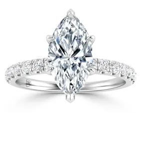 Phoebe - 18ct White Gold - Marquise