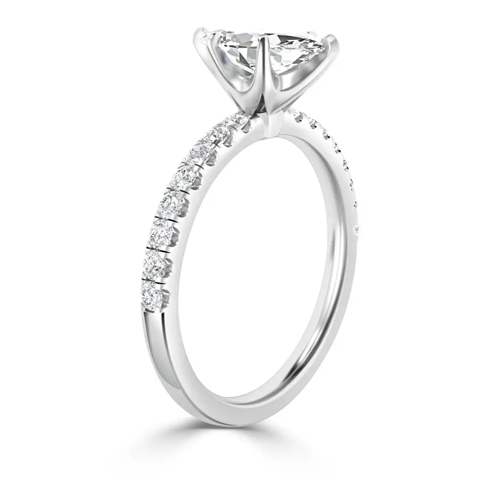 Phoebe - 18ct White Gold - Marquise