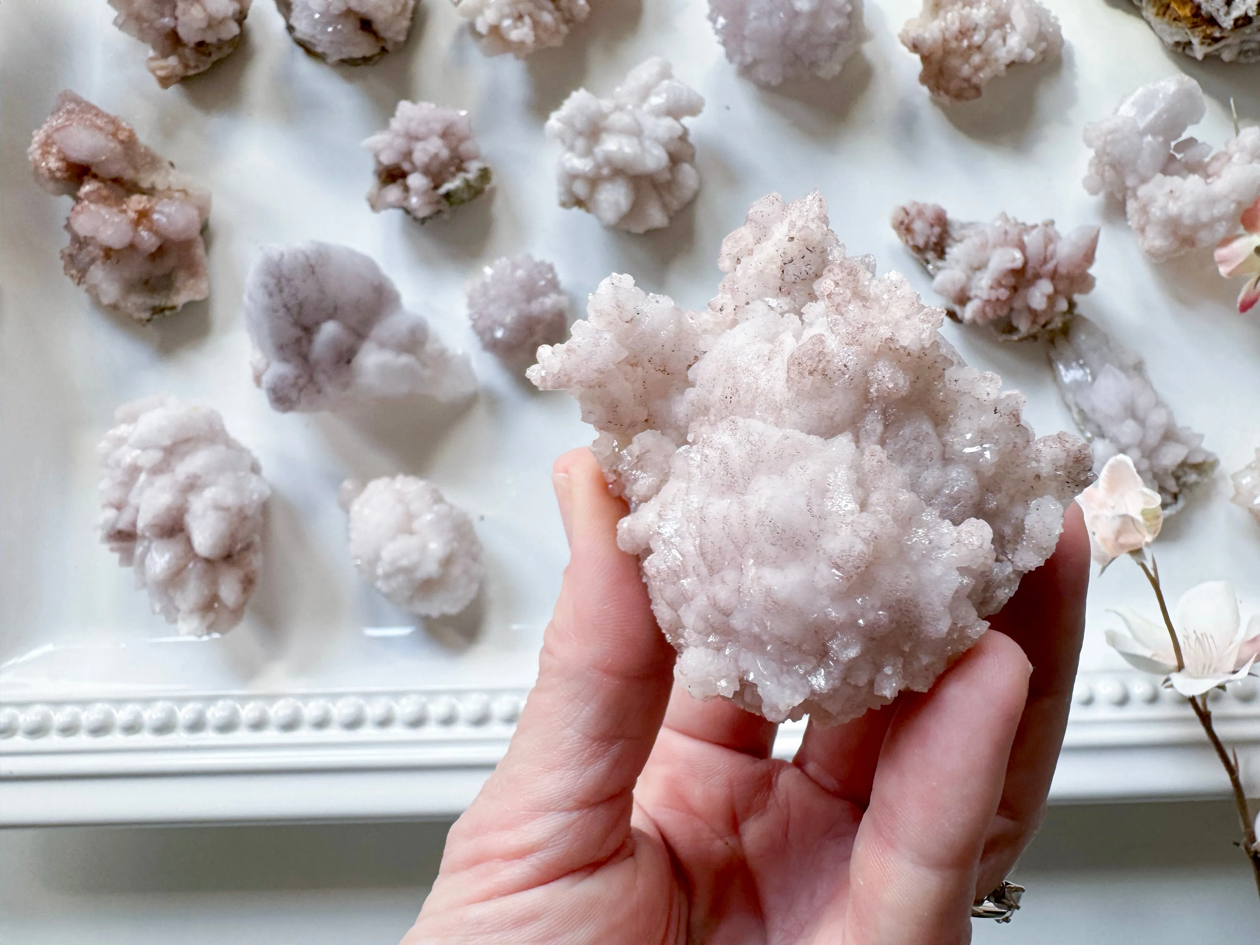 Pink Starburst Rose Quartz || Morocco