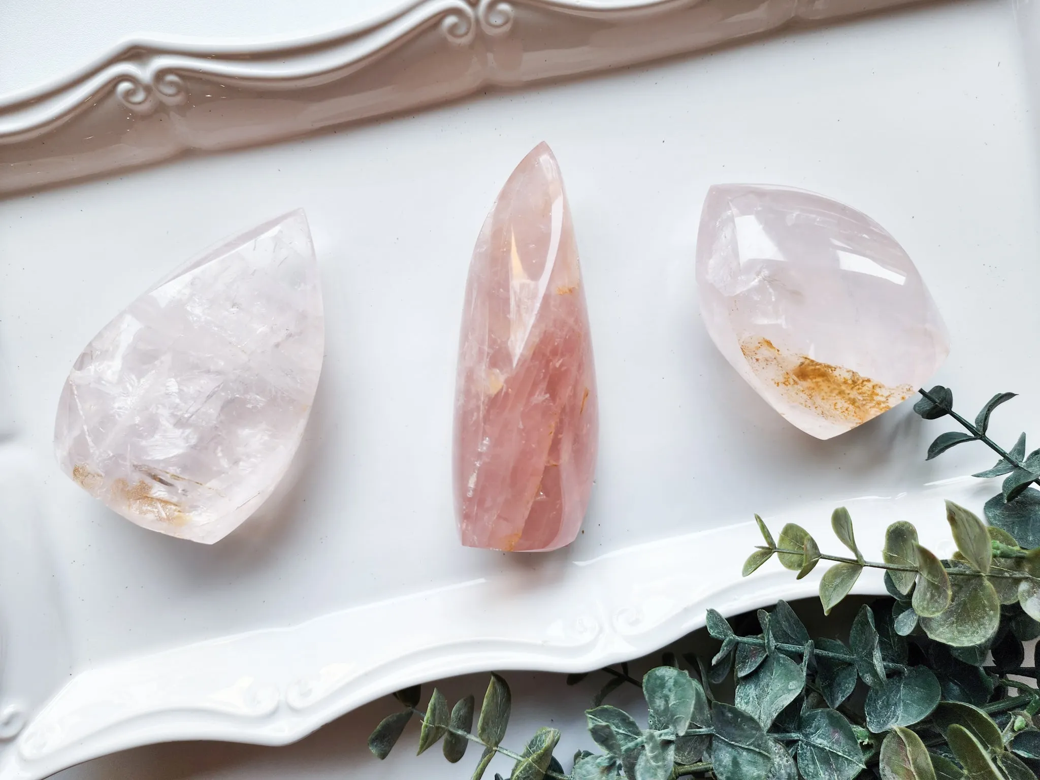 Rose Quartz Sleek Flame | Brazil