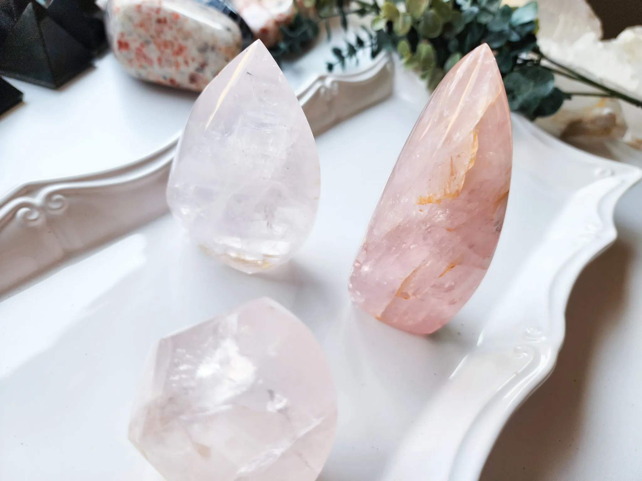 Rose Quartz Sleek Flame | Brazil