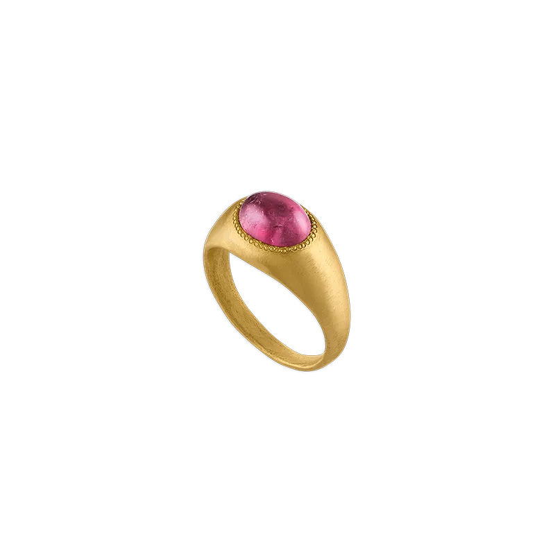 Rose Tourmaline Roz Ring